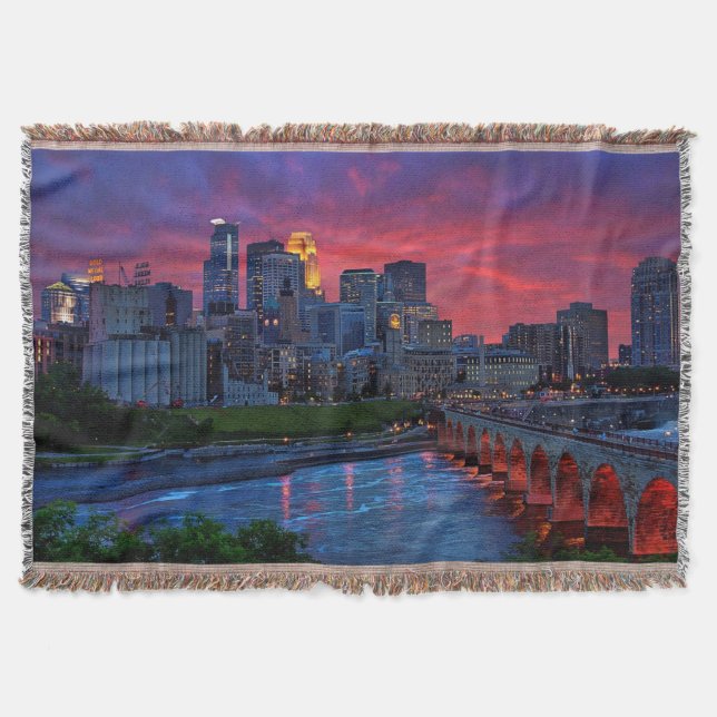 Minneapolis-Augen-Süßigkeit Decke (Vorderseite)