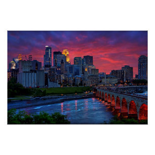 Minneapolis-Augen-Süßigkeit Poster