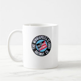 Minneapolis Eisenbahn Vintage Logo-Tasse Kaffeetasse