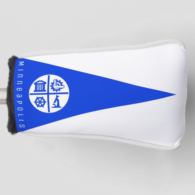 Minneapolis-Flagge Golf Headcover (Vorderseite)