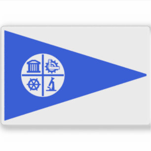 Minneapolis-Flagge, Minnesota Aufkleber