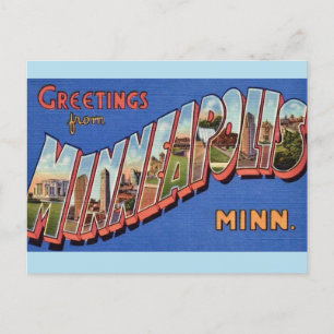 Minneapolis Grüße Postkarte