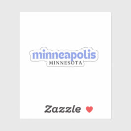 Minneapolis Minnesota Aufkleber