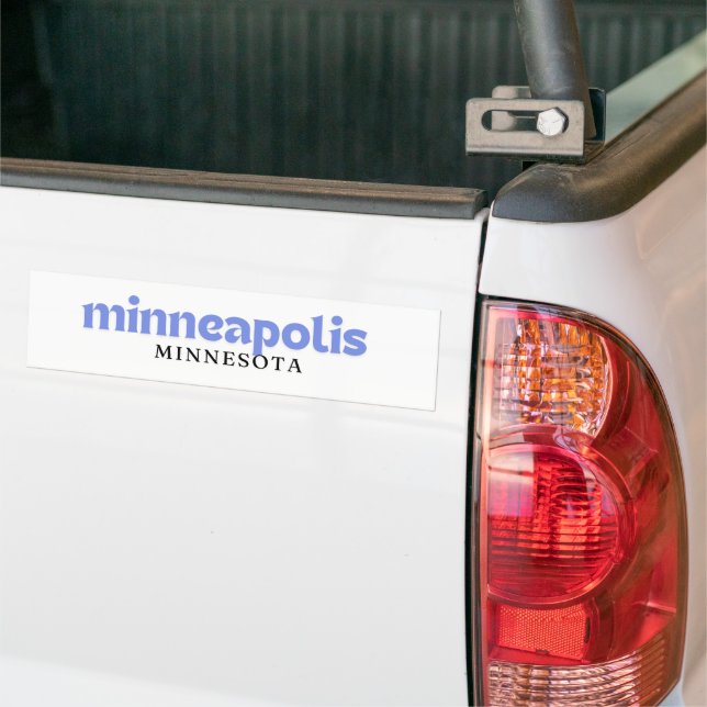 Minneapolis Minnesota Autoaufkleber (Auf Lkw)