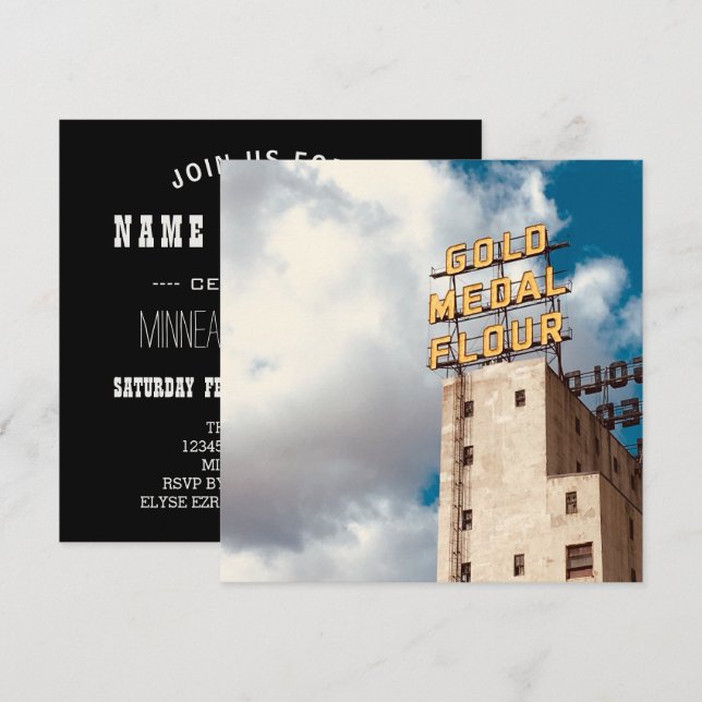 Minneapolis minnesota einladung (Vorne/Hinten)