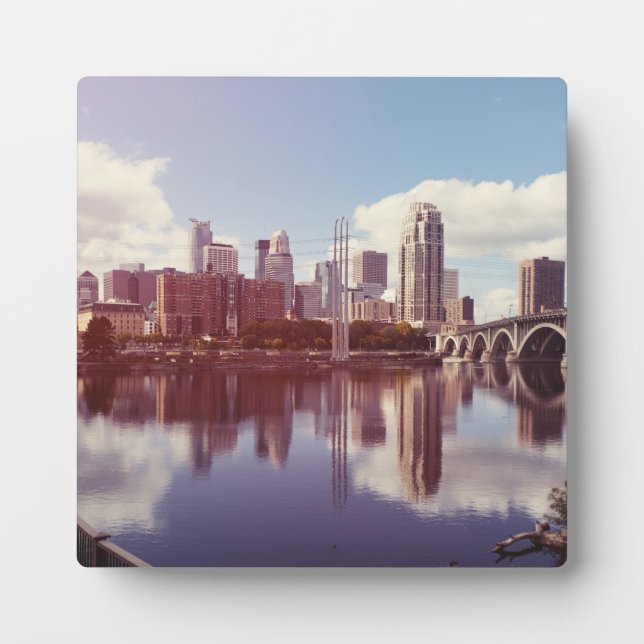 Minneapolis Minnesota Fotoplatte (Vorderseite)