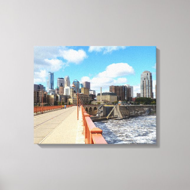 Minneapolis Minnesota Leinwanddruck (Vorderseite)