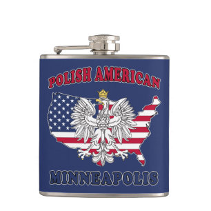 Minneapolis Minnesota Polish Flachmann
