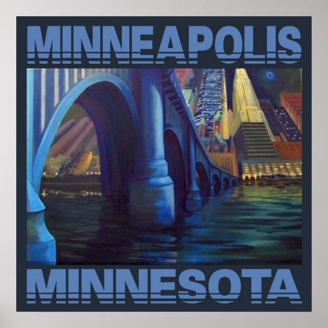 MINNEAPOLIS MINNESOTA POSTER (Vorne)