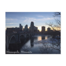 Minneapolis, Minnesota Postkarte