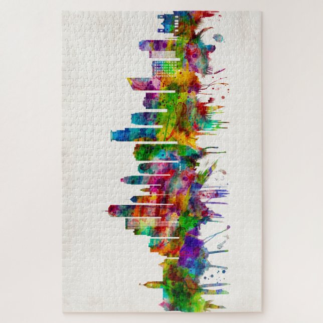 Minneapolis Minnesota Skyline (Vertikal)