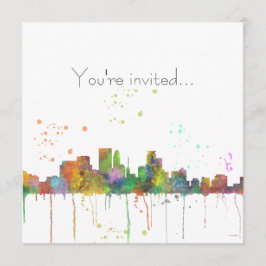 MINNEAPOLIS, MINNESOTA SKYLINE - Einladung