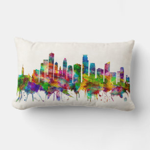 Minneapolis Minnesota Skyline Lendenkissen