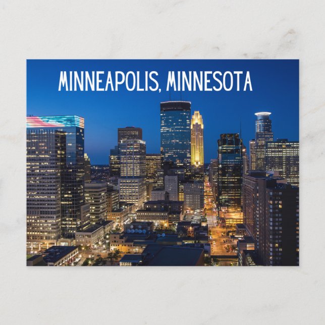 Minneapolis Minnesota Souvenir Carte postale de vo (Devant)