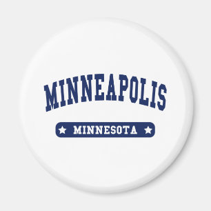 Minneapolis Minnesota Uni Stiltee-Hemden Magnet