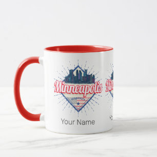 Minneapolis Minnesota USA Skyline Vereinigte Staat Tasse