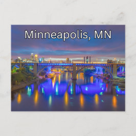 Minneapolis, MN Postkarte Souvenir Reisen