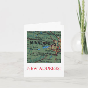 Minneapolis New Address faire-part