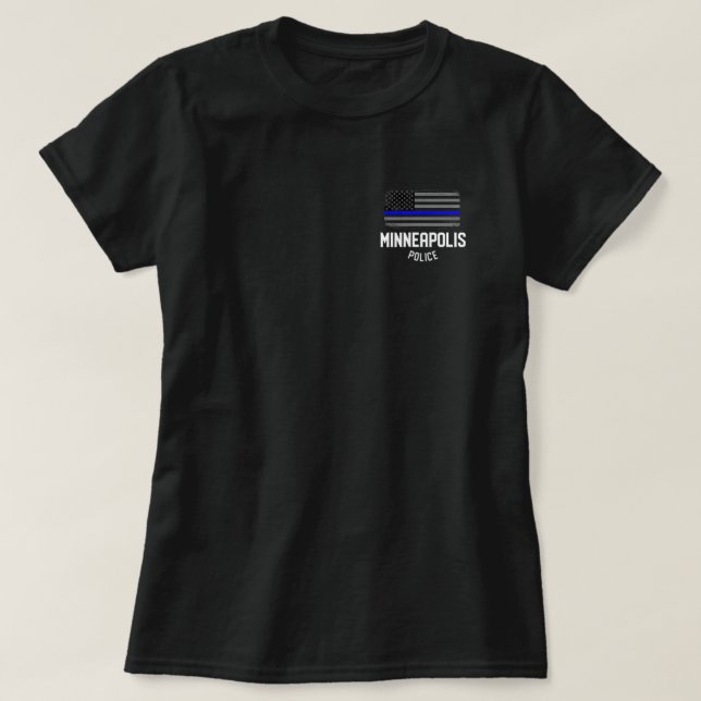 Minneapolis Polizeichef Minnesota Polizist Dut T-Shirt (Design vorne)