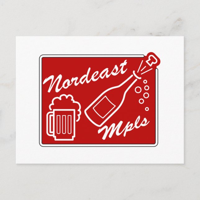 Minneapolis Postkarte (Vorderseite)