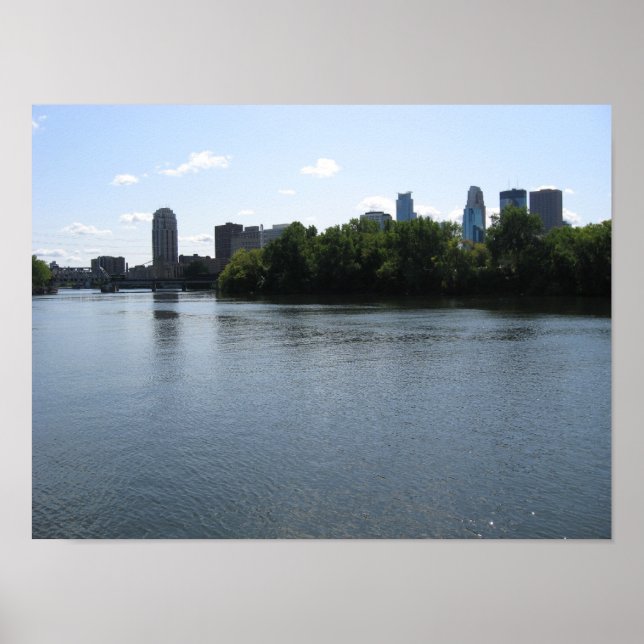 Minneapolis Skyline Poster (Vorne)