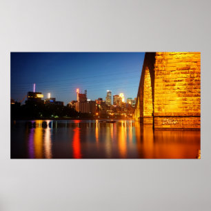 Minneapolis Stone Arch Bridge Poster