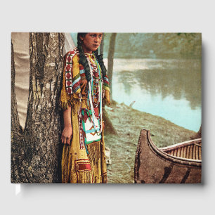 Minnehaha - Indianeramerikaner Hiawatha 1904 Gästebuch
