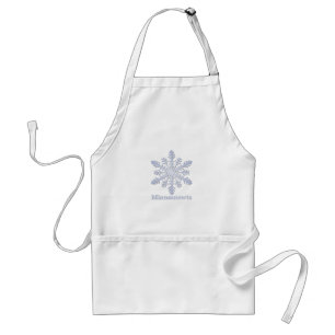 Minnesnowta Blue Snowflake Schürze