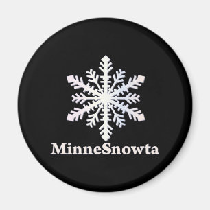 MinneSnowta mit Snowflake Magnet