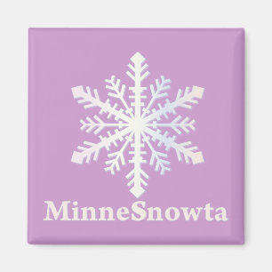 MinneSnowta mit Snowflake Magnet