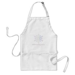MinneSnowta mit Snowflake Schürze