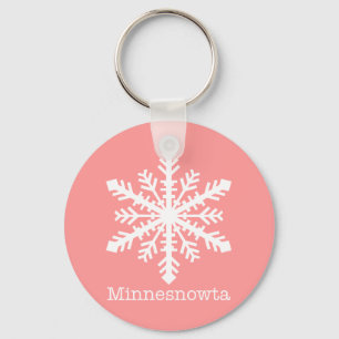 Minnesnowta Snowflake Schlüsselanhänger
