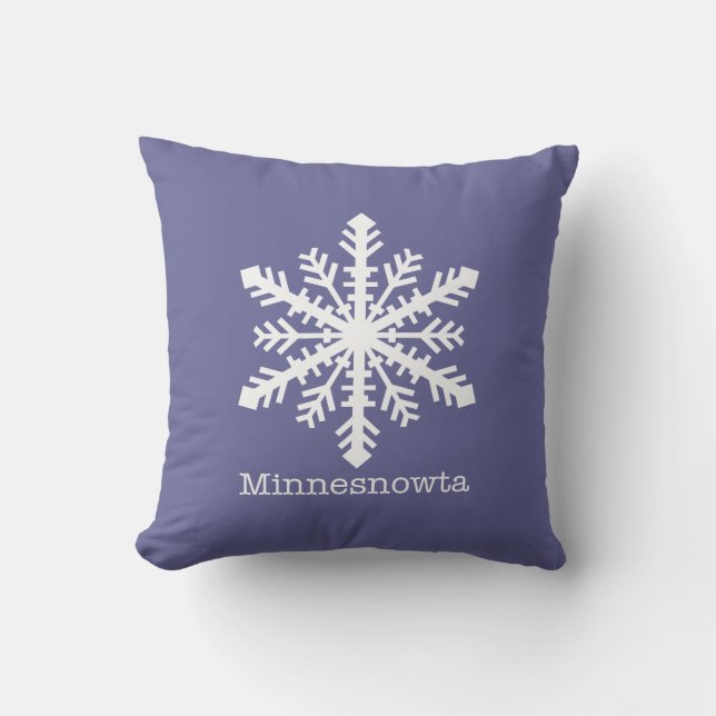 Minnesnowta Throw Kissen - Maßgeschneidert (Vorderseite)