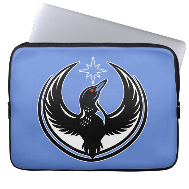 Minnesota Bird Loon Protest Laptopschutzhülle (Vorderseite)