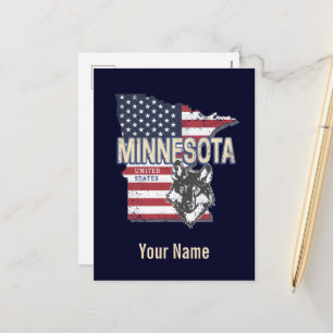 Minnesota Bundesstaat Vereinigte Staaten Karte Vin