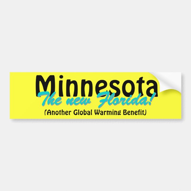 Minnesota das neue Florida Autoaufkleber (Vorne)