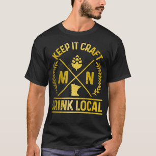 Minnesota Drink Brauerei Biermeister Bierbrauerei T-Shirt