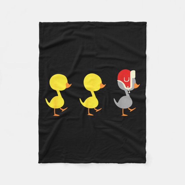 Minnesota Duck Duck G Duck Funny  Fleecedecke (Vorderseite)