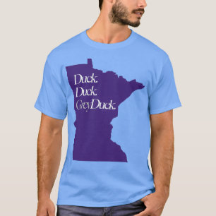 Minnesota Duck Duck Gray Duck Lila T-Shirt