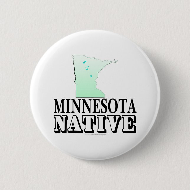 Minnesota-Eingeborener Button (Vorderseite)