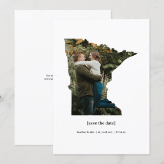 Minnesota Enregistrer le Carte photo de date