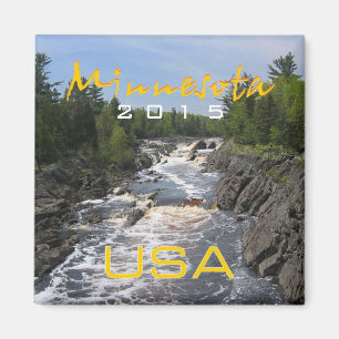 Minnesota Etat USA Souvenir Magnet Changement Anné