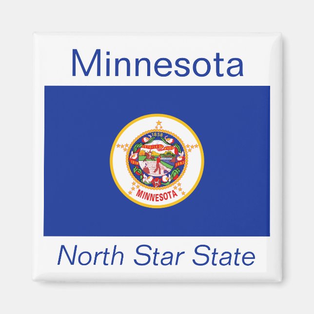 Minnesota Flag Magnet (Vorne)