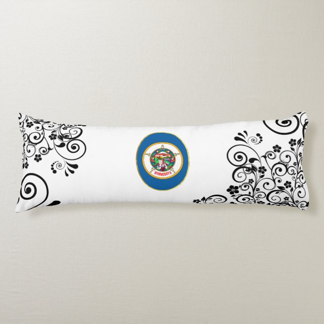 Minnesota-Flagge Seitenschläferkissen (Vorderseite)
