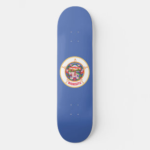 Minnesota-Flagge Skateboard