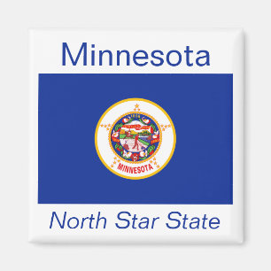 Minnesota-Flaggen-Magnet Magnet