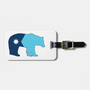 Minnesota-Flaggenbär Gepäckanhänger