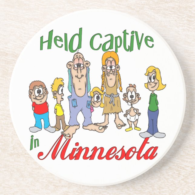 Minnesota Funny Trailer Park Dessous de verre Sand (Devant)