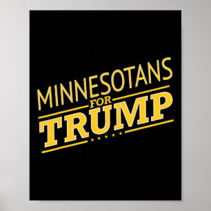 Minnesota für Trump - zweite Präsidentschaftswahl Poster