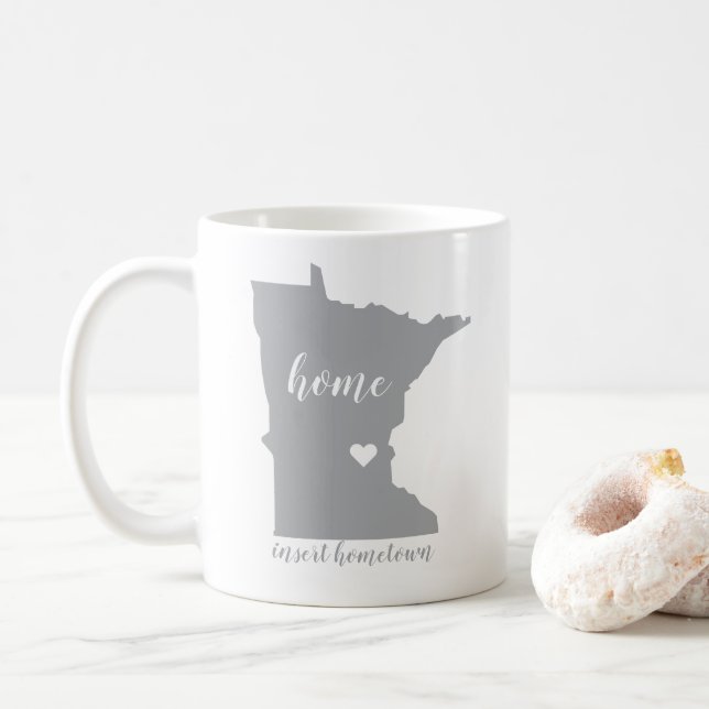 Minnesota Heimat Tasse mit Personalisierung (Mit Donut)